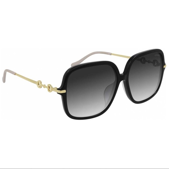 Gucci Horsebit Black Sunglasses - Picture 3 of 9